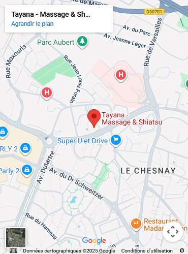 carte de l'emplacement du salon